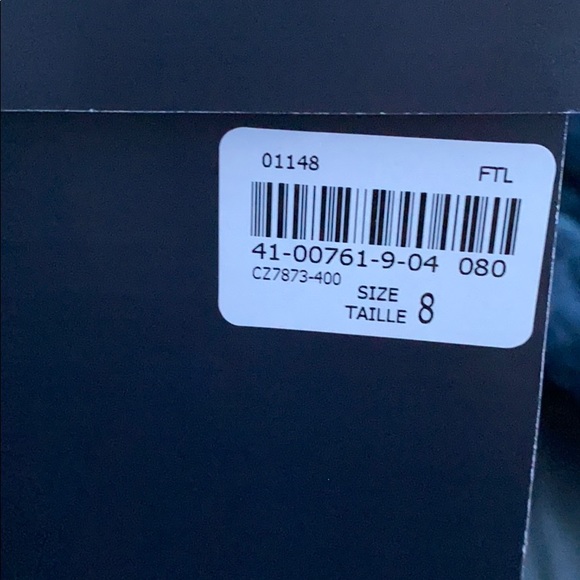 Air Force 1s blue and white Camo - Picture 9 of 9